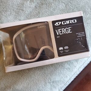 Giro Verge Goggles with Brown Lens and White Frame